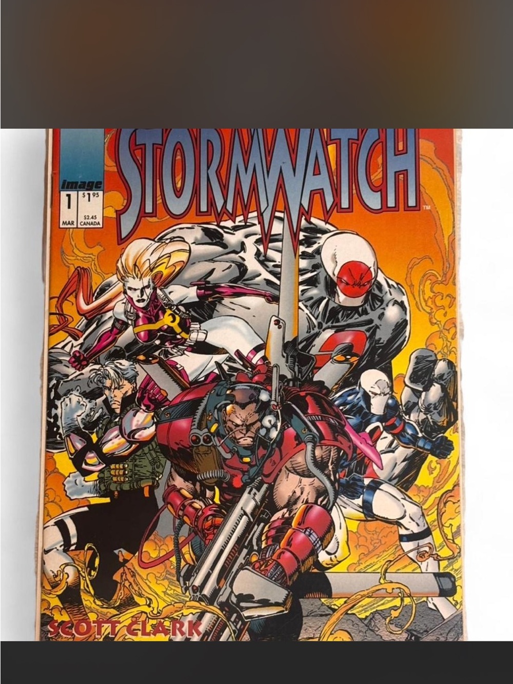 Stormwatch Comic Book - Orange Cover Edition